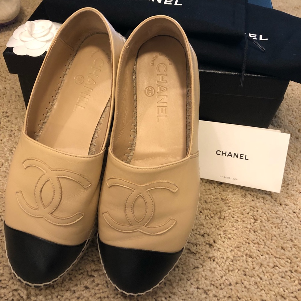 Authentic Chanel Espadrilles size 36